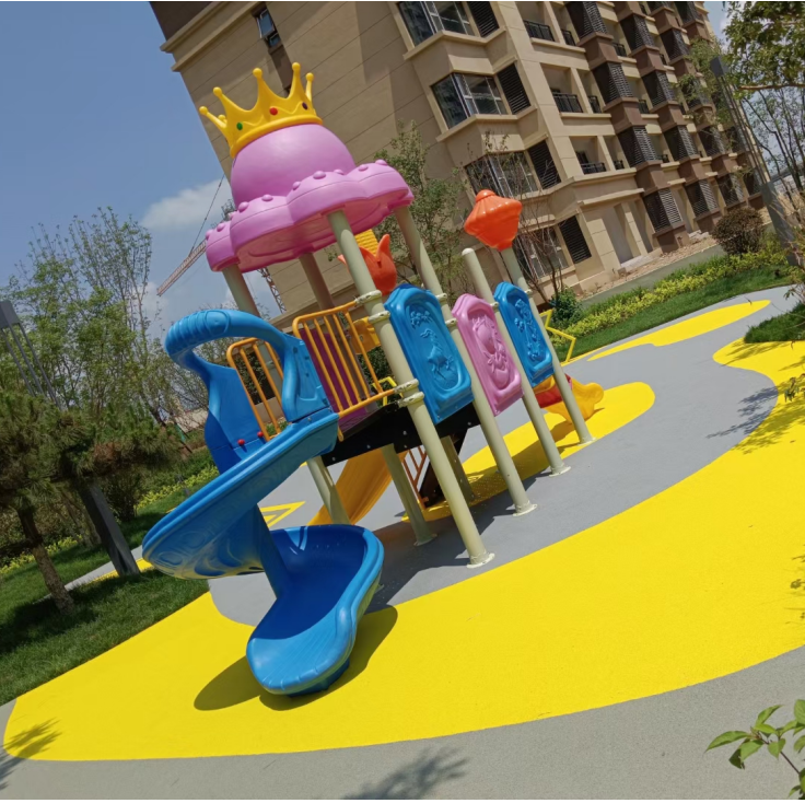 兒童游樂場塑膠地板實(shí)景圖9
