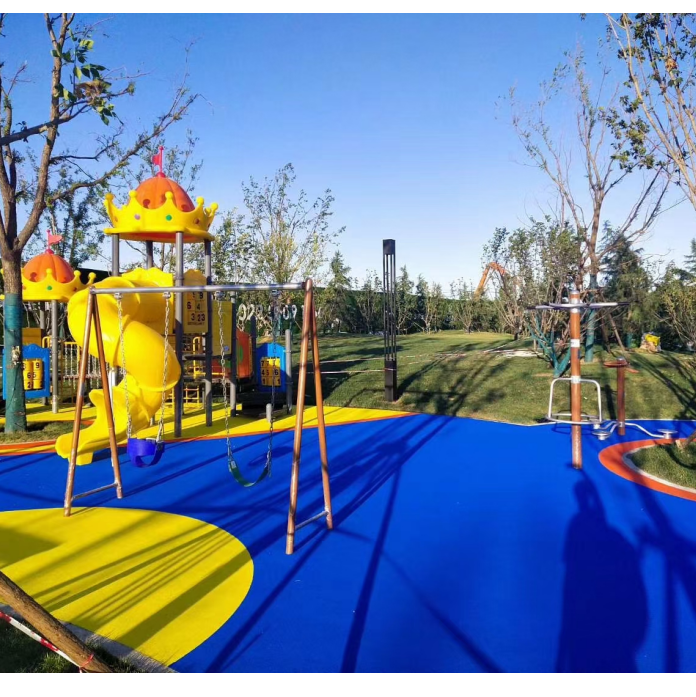 兒童游樂場(chǎng)塑膠地板實(shí)景圖7